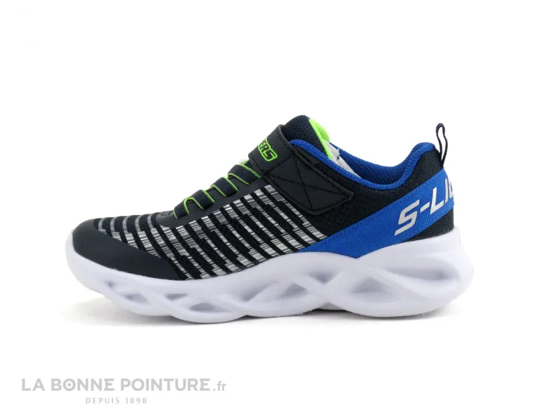 Achat chaussures Skechers Enfant Basket, vente Skechers 401650L Twisty Brights Novlo - Basket enfant