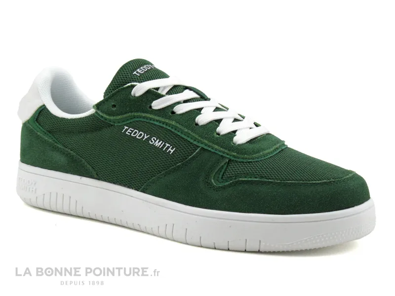 Achat chaussures Teddy Smith Homme Basket, vente Teddy Smith 78503 - Green - Basket Homme verte