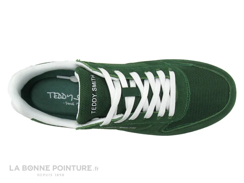 Achat chaussures Teddy Smith Homme Basket, vente Teddy Smith 78503 - Green - Basket Homme verte