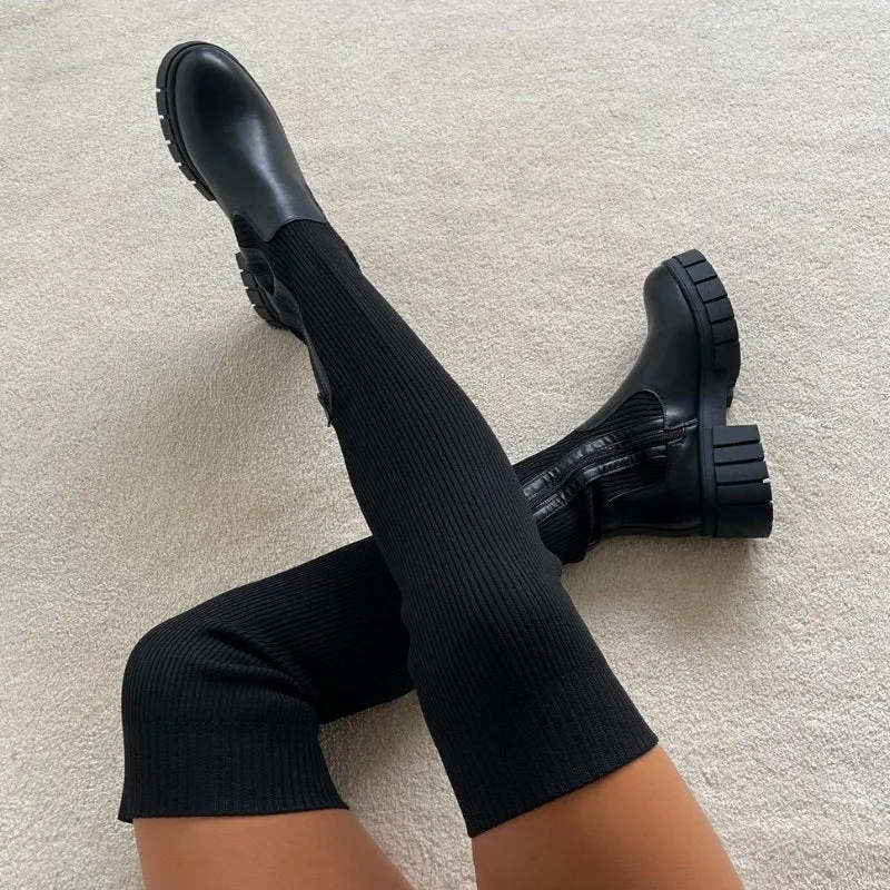 Alessia | Bottes légantes Pour Femmes | Longueur Haute