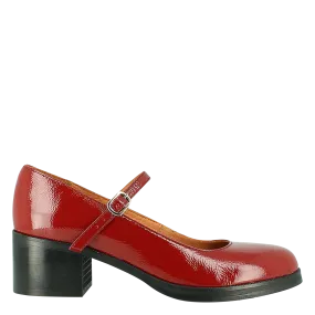 BABIES à TALON EN CUIR VERNIS PLISSé ARISTOTE - JONAK pour FEMME | Printemps