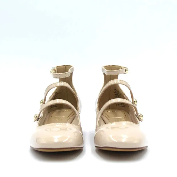 Ballerines tendances esprit Mary Jane pour Femme Tamaris 22308-42 vernis beige