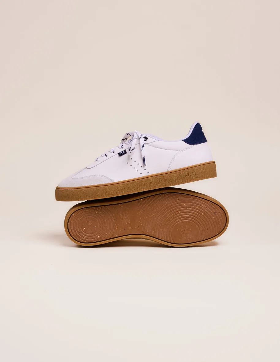 Baskets basses Pablo - Blanc marine
