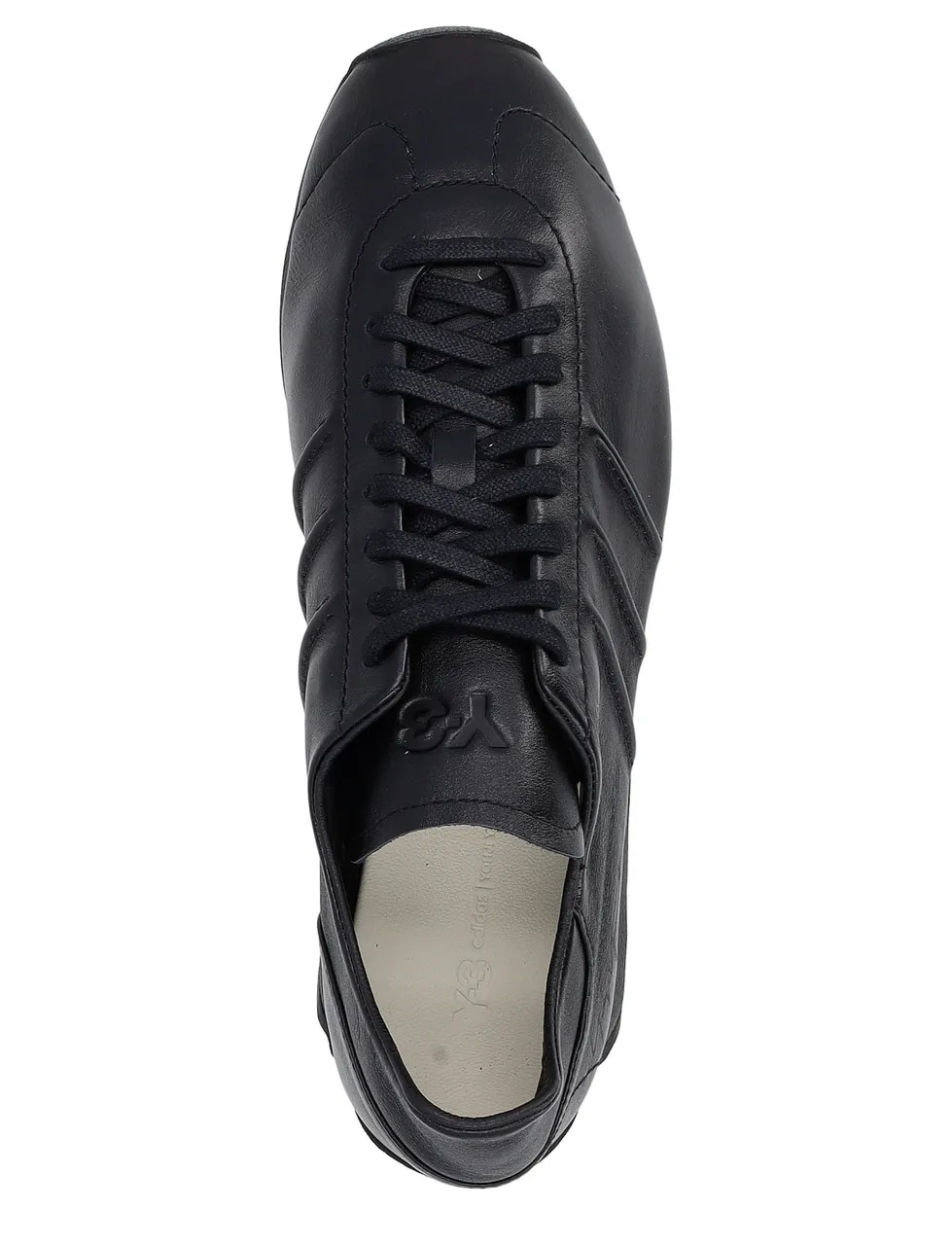 Baskets Y-3 Cuir noir pays