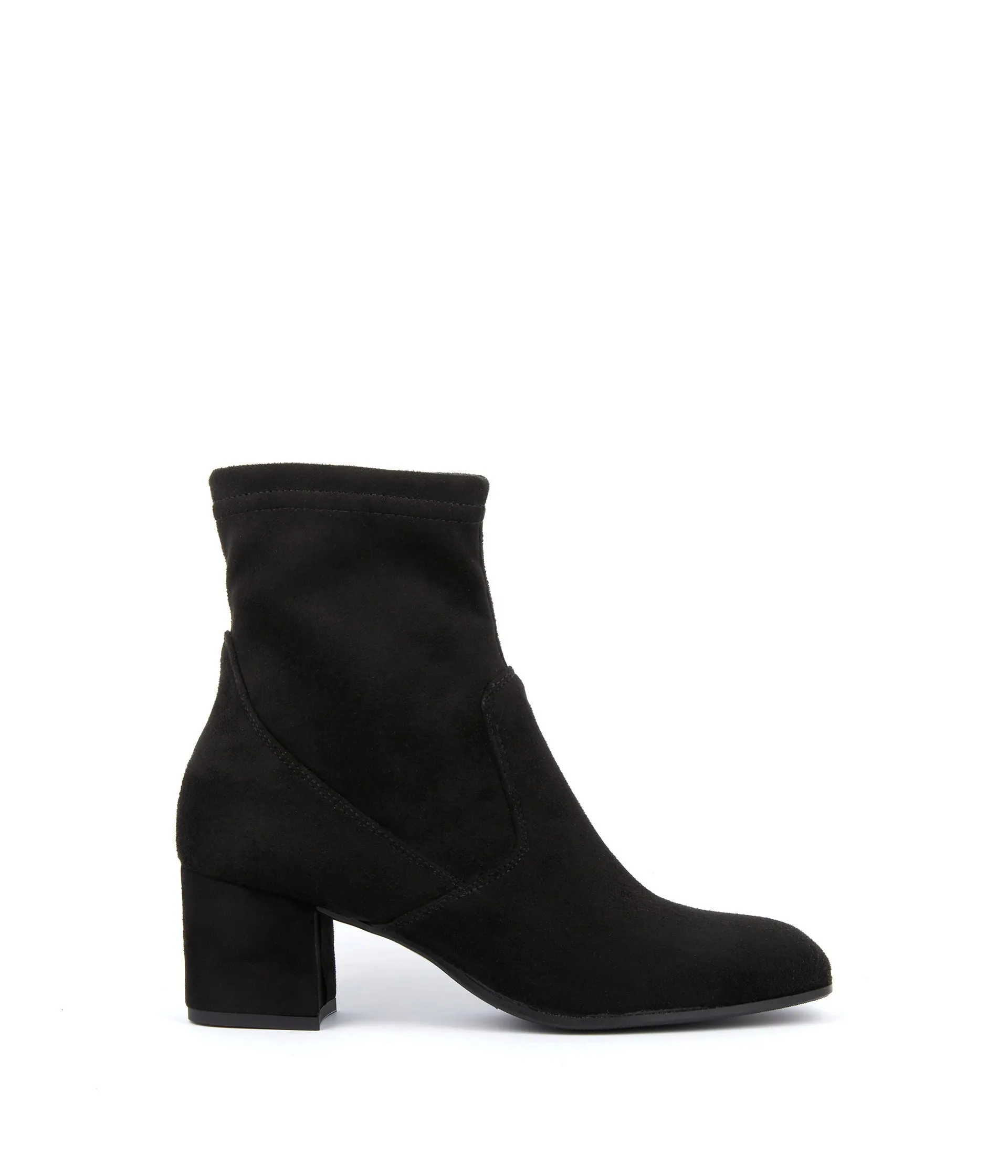 Boots veloutés noirs Mélina