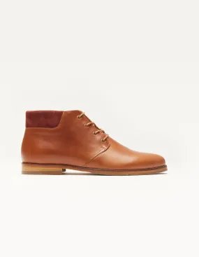 Bottines Gaultier - Cuir pull-up terracotta