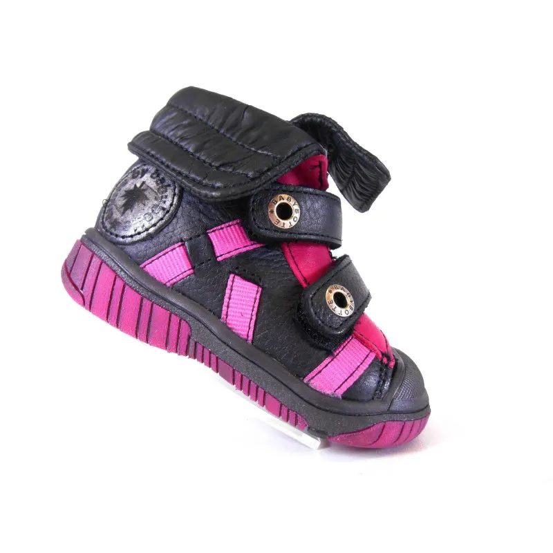 Chaussures Babybotte Cuir Velcro Fille l Igert Chausseur Dannemarie