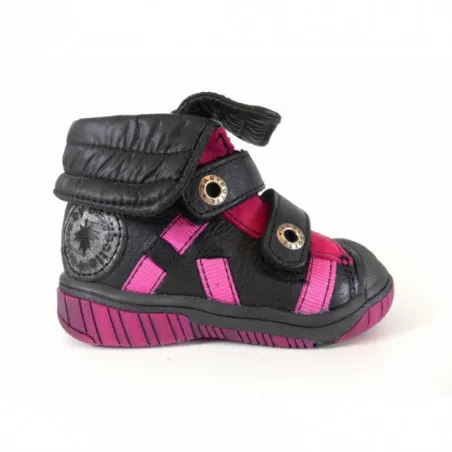 Chaussures Babybotte Cuir Velcro Fille l Igert Chausseur Dannemarie