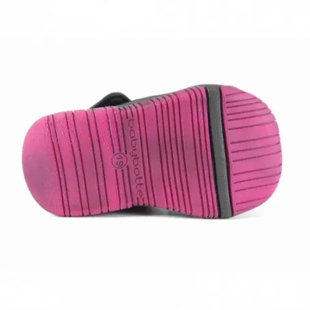 Chaussures Babybotte Cuir Velcro Fille l Igert Chausseur Dannemarie