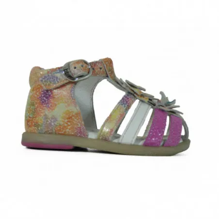 Chaussures babybotte pour fille en cuir tendance Tournesol l Igert