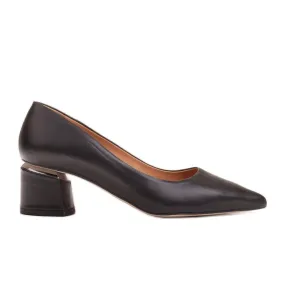 Marco Shoes Escarpins noirs 1424P Marco doré au talon le noir