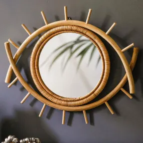 Miroir Oeil OUDJAT Beige Naturel | 3 Suisses