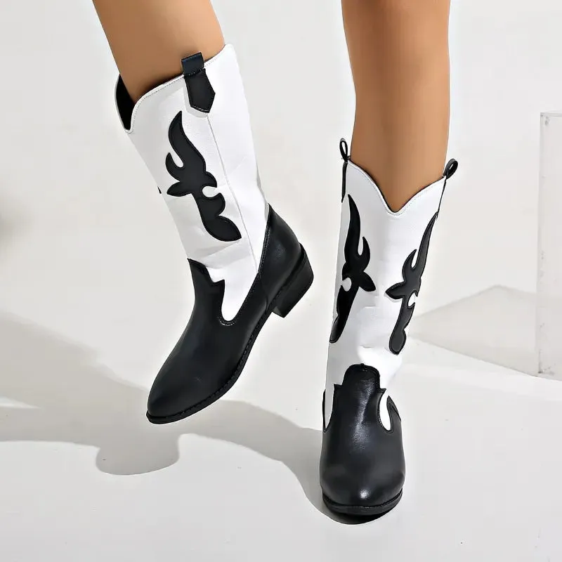 Olive | Bottes de Cowboy légantes