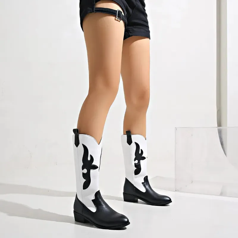 Olive | Bottes de Cowboy légantes