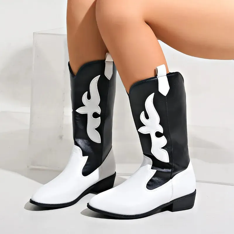 Olive | Bottes de Cowboy légantes