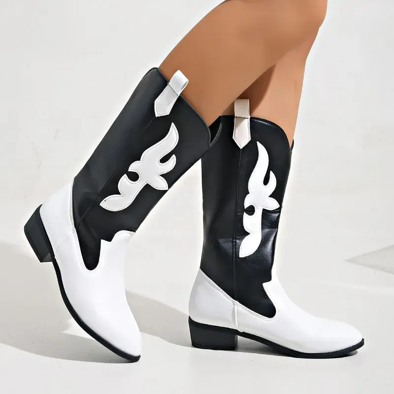 Olive | Bottes de Cowboy légantes
