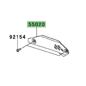 Protection de talon Kawasaki Er-6n (2009-2011) | Moto Shop 35