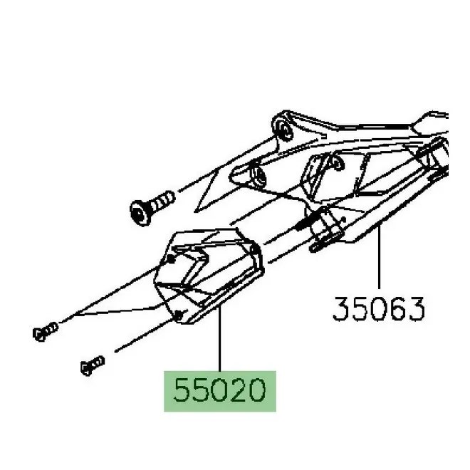 Protection de talon Kawasaki Z800 (2013-2016) | Moto Shop 35