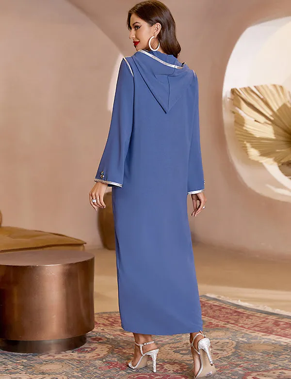 Ramadan Eid Djellaba Bleu