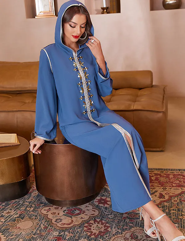 Ramadan Eid Djellaba Bleu