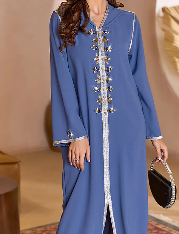 Ramadan Eid Djellaba Bleu