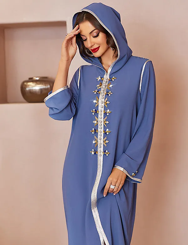 Ramadan Eid Djellaba Bleu