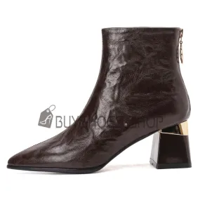 Talons Epais Talon 6 cm Bottines Casual Originale Classique Hiver Fourrées Talon Carré
