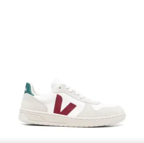 Veja - Basket V-10 B-mesh White Marsala Brittany - Eco-responsable